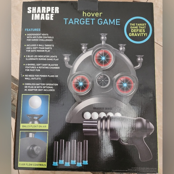 New 2017 Sharper Image Hover Target Game Revolution 6 Barrel Defies Gravity F10 - Picture 5 of 6